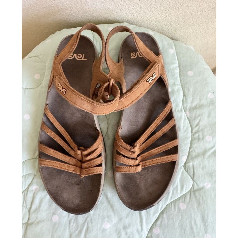 Teva Elzada Leather Sandals Womens size 10.5